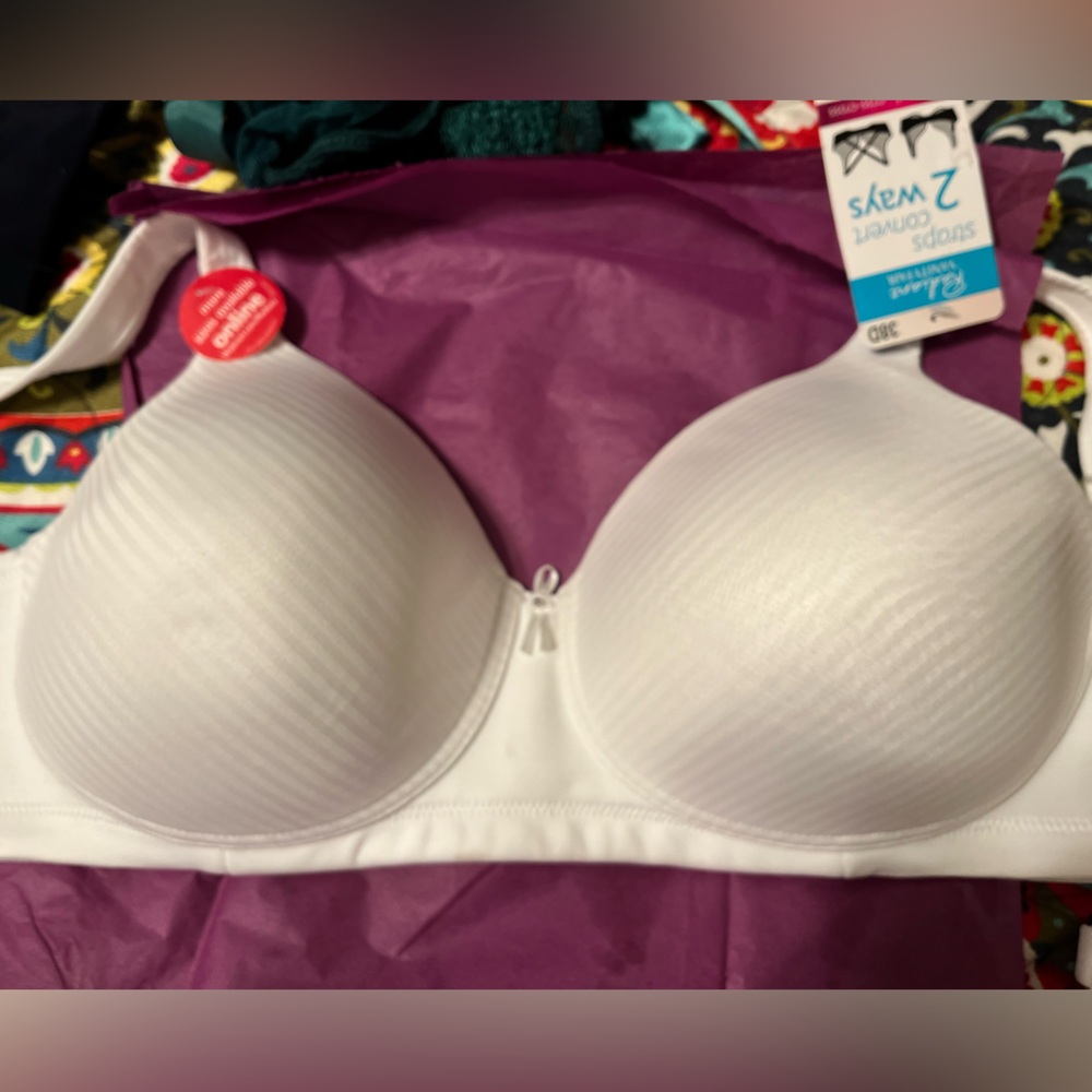 Vanity Fair White Bra